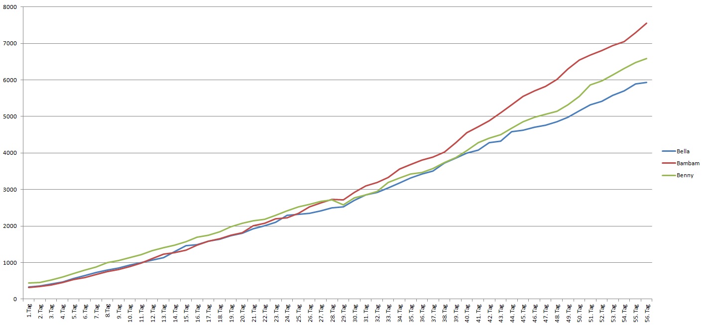 Gewichtsgrafik gesamt