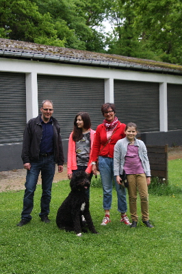 Karin, Clara, Greta und Mark, die Familie von Anton