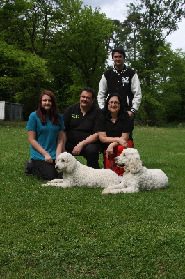 Und wir selbst, Tina, Lea, Michael, Fabian mit Sheela und Annie