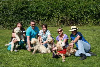 Fam Pietrus mit Wendlin und Steinmller Oscar und Schn mit Lotte und Sam