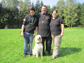 Familie Schuhmacher mit Sheela und Annie