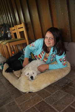 Lea und Annie machen Pause