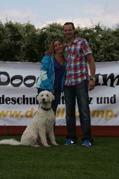 Michaela und Markus mit Nanook