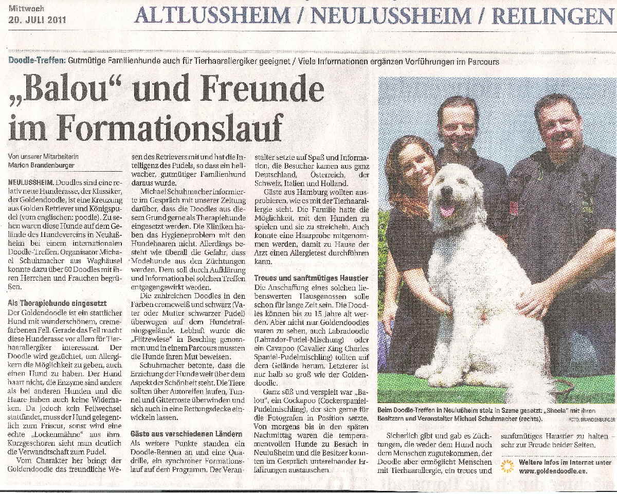 Zeitungsartikel mit Nanook 300dpi